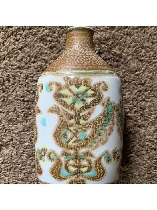 Other - Vintage 1940s–1950s Nils Thorsson Fajance Vase with Bird Motif